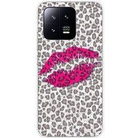 Xiaomi Bedrukt siliconen hoesje compatibel met Xiaomi 13 baiser leopard