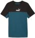 Puma Ess Block X Tape T-shirt Hommes Bleu/Noir S
