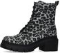 Dockers by Gerli Leopard Print laarzen Femmes Laars - noir/gris - EU40