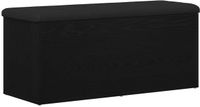 Opbergbank vidaXL Opbergbank eiken zwart hout 102 x 42 x 45 cm
