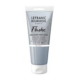 Lefranc Bourgeois 300633 Flashe acryl- en vinylverf, lichtecht, dekkend en bestand tegen veroudering - 80ml Tube, Stone Grey