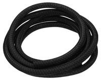Gevlochten kabelbescherming, 8 mm, 3 meter, zwart, zelfklevend