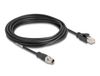 DeLOCK 80868 câble réseau Noir 5 m Cat5e S/FTP (S-STP) Rond M12 vers RJ-45