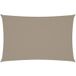 Voile d'ombrage taupe 5x8 m