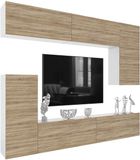B BELINI GROUP BELINI Wandmeubel Milano 8 250 cm Sonoma Eiken Mat
