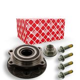febi bilstein 44333 Wiellagerset met wielnaaf, asmoer en bevestigingsschroeven, 1 stuk