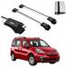 Erkul Skybar V1 Barres de toit pour Citroen Berlingo (2008-2018) - Aluminium, Argent