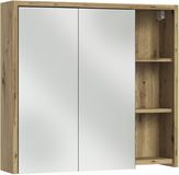 Vicco Badkamerspiegelkast Viola, Kasjmier/Artisanaal eiken, 80 x 75 cm
