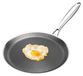 Pannenkoekenpan en acier inoxydable avec revêtement antiadhésif