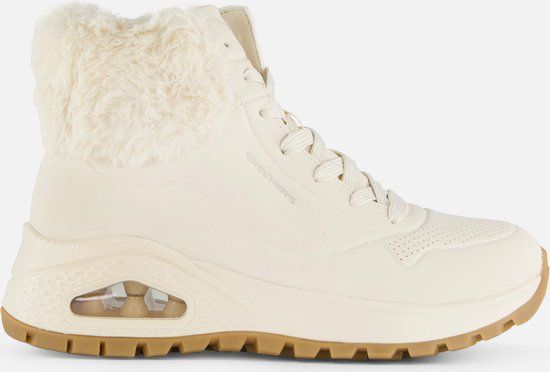 Skechers Uno Rugged - Fall Air Dames Veterboots - Crème Maat 38