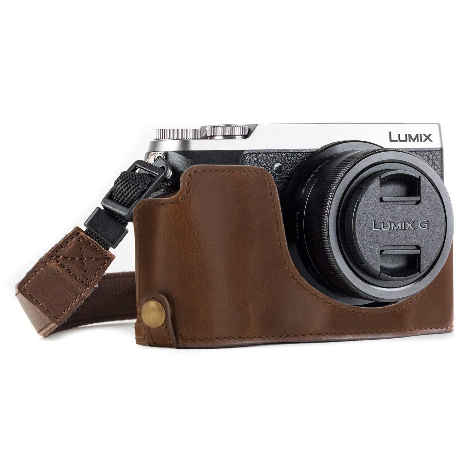 MegaGear MG973 - Cameratas - Bruin - Voor Lumix DMC-GX85