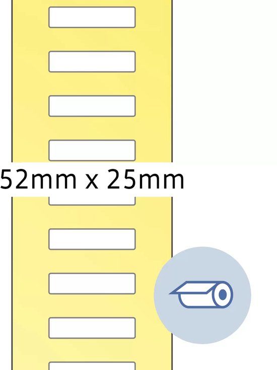 Herma 4247 etiket Wit Rechthoek 5000 stuk(s)