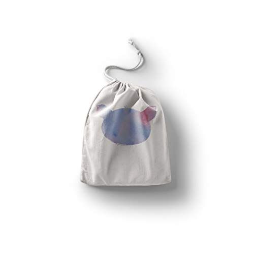 Bonamaison Printed Cotton Produce Bag with Drawstring, Reusable Shopping Bag, Eco-Friendly Bags