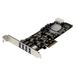 StarTech.com Startech 4 Port Dual Bus PCIe USB 3 Card w/ UASP