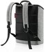 Reisenthel Overnighter-Backpack Rugzak M - 13L Twist Silver Grijs - 15.6 inch Laptopvak - Unisex