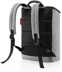 Reisenthel Overnighter-Backpack Rugzak M - 13L Twist Silver Grijs - 15.6 inch Laptopvak - Unisex