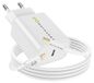 Mayaxess, adaptateur secteur 18W pour iPhone 14 + câble Lightning 1 mètre, blanc