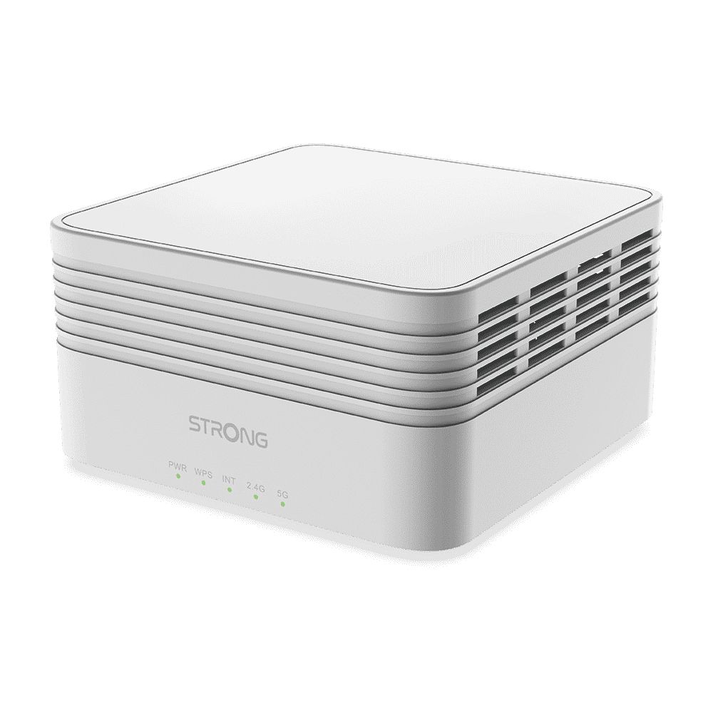 STRONG MESHKITAX3000 Mesh-wifi-systeem Dual-band (2.4 GHz / 5 GHz) Wi-Fi 6 (802.11ax) Wit 2 Intern