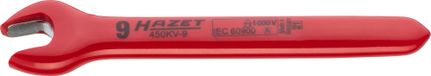HAZET Enkele steeksleutel · geïsoleerd 450KV-9 · Buiten-zeskant-profiel · SW 9 mm