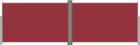 vidaXL Windscherm uittrekbaar 220x600 cm rood