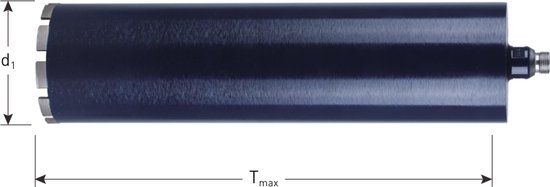 Rotec Diamantboor NAT 32x400x1/2 ring 1,8x9,0 blauw