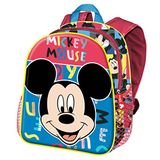 Mickey Mouse Joyful-Basic Rugzak, blauw, 15 x 31 x 39 cm, inhoud 18,2 l