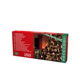 Konstsmide 1120-020 Led-boomketting met schachtkaarsen, voor binnen (IP20), VDE-getest, 230 V binnen, 15 warmwitte diodes, groene kabel