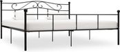 VidaXL Bedframe Metaal Zwart 180x200 cm