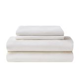 Sonive Beddengoedset, katoensatijn, draaddichtheid 400, 135 x 200 cm, 50 x 80 cm x 1, wit