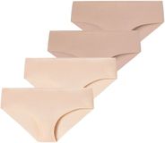 Schiesser Panty Onzichtbaar Licht Vrouwen Sand/Maple Effen 4 Stuks