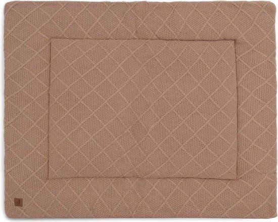 Jollein - Boxkleed 75x95cm - Check Knit Biscuit