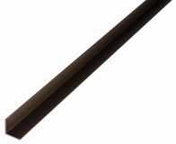 Alberts 498818 hoekprofiel | aluminium, bronskleurig geanodiseerd | 1000 x 30 x 30 mm | set van 2
