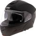 SMK Gullwing 06, casque rabattable, noir mat, taille 3XL (64)