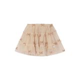 Le Chic tule rok met glitters en print - zand