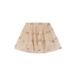 Le Chic tule rok met glitters en print - zand