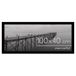 Americanflat 100x40 cm Fotolijst met Gepolijst Kunststofglas - Brede Fotolijsten Gemaakt van Samengesteld Hout voor Verticale of Horizontale Muurweergave - Epic Collectie - Zwart