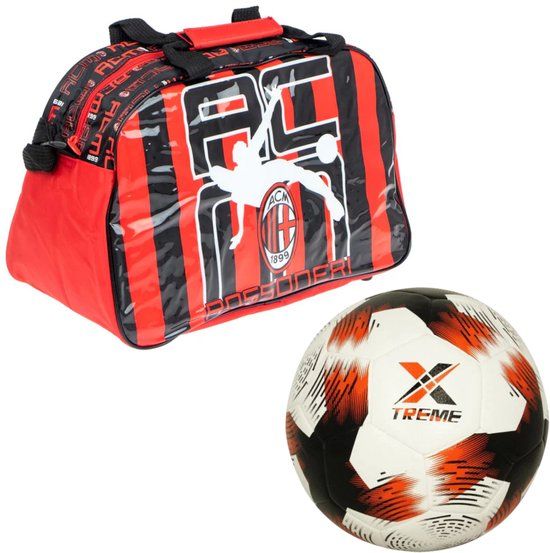 A.C. Milan sporttas + voetbal