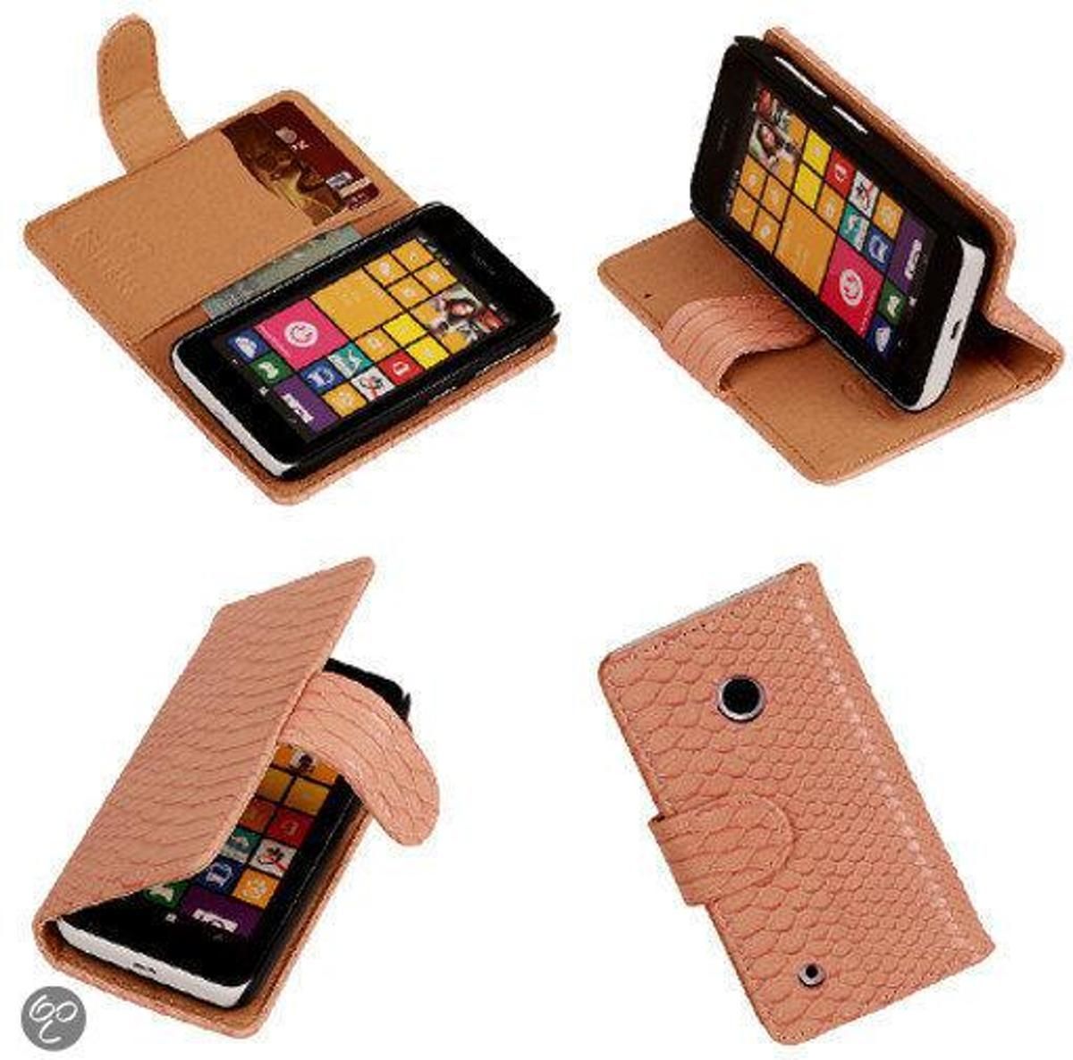 Best Cases Slang Pink Nokia Lumia 530 Bookcase Wallet Cover Hoesje