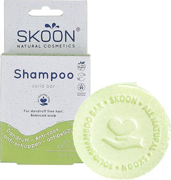 Skoon Shampoo Bar Anti Roos 90GR - Unisex - Alle haartypes - Anti-roos