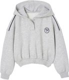 Vertbaudet Korte sportieve sweater met capuchon voor meisjes