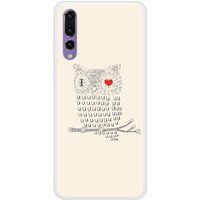 P20 Pro I Love Owls Siliconen hoesje