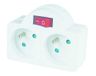 TEC HIT 110705 Triplites 2X16A met inter. Doos met 20 stuks, wit