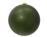 Decoris boule de Noël 14cm polystyrène vert 1 pièce