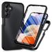 Samsung Coque Samsung Galaxy A25 - Série 360 Protection - Noire / Claire