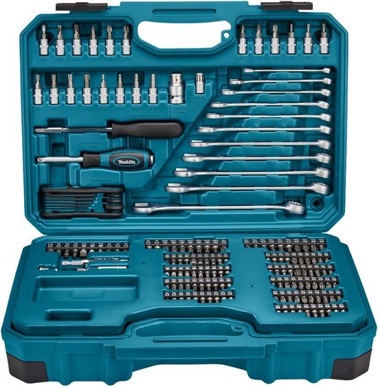 Makita E-10883 Gereedschapset in koffer - 221-delig