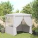 Prolenta Maison Exclusive Professionele Partytent met Zijwanden, 2x2 Meter, Wit, 90 g/m²
