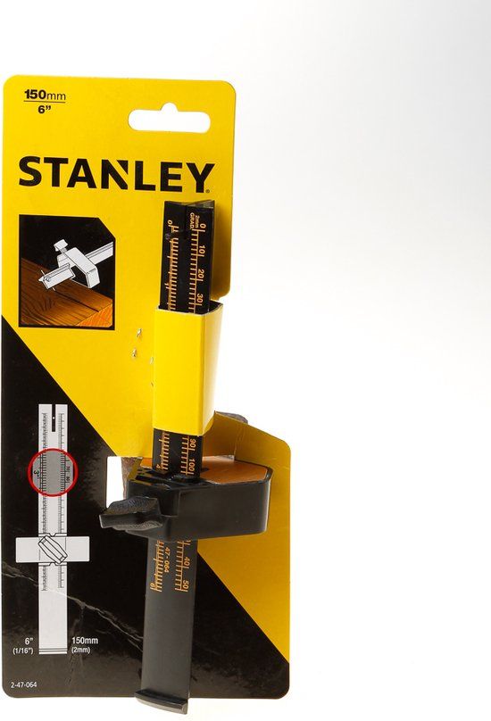 Stanley Kruishout Kunststof - 315 mm - Geel