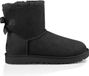 UGG Mini Bailey Bow II Dames Laarzen - Black - Maat 37