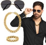 Boland - Set Pimp Goud - Volwassenen - Unisex