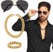 Boland - Set Pimp Goud - Volwassenen - Unisex